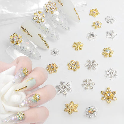 Kalolary Letter Dangle Nail Charm, 3D Piercing Alphabet Rhinestone Alloy Jewelry Hoops with Nail Piercing Tool Hand Drill for Birthday Nail Art Decoration Health & Beauty > Personal Care > Cosmetics > Cosmetic Tools > Nail Tools Kalolary Snowflake 48P  