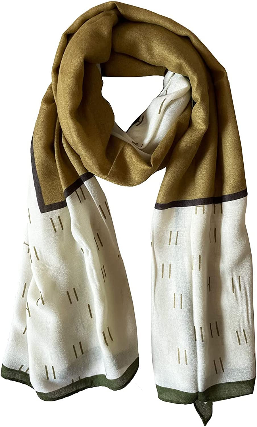 JERLA Women'S Scarves Lady Light Soft Fashion Solid Scarf Wrap Shawl Plaid Scarf Apparel & Accessories > Clothing Accessories > Scarves & Shawls JERLA Olive Green  