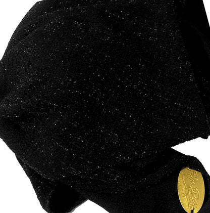 Pre-Tied Headscarf Tichel Headwear for Women Textured Knit with Sparkles Collection! Handmade Sharirose Apparel & Accessories > Clothing Accessories > Headwear ShariRose   
