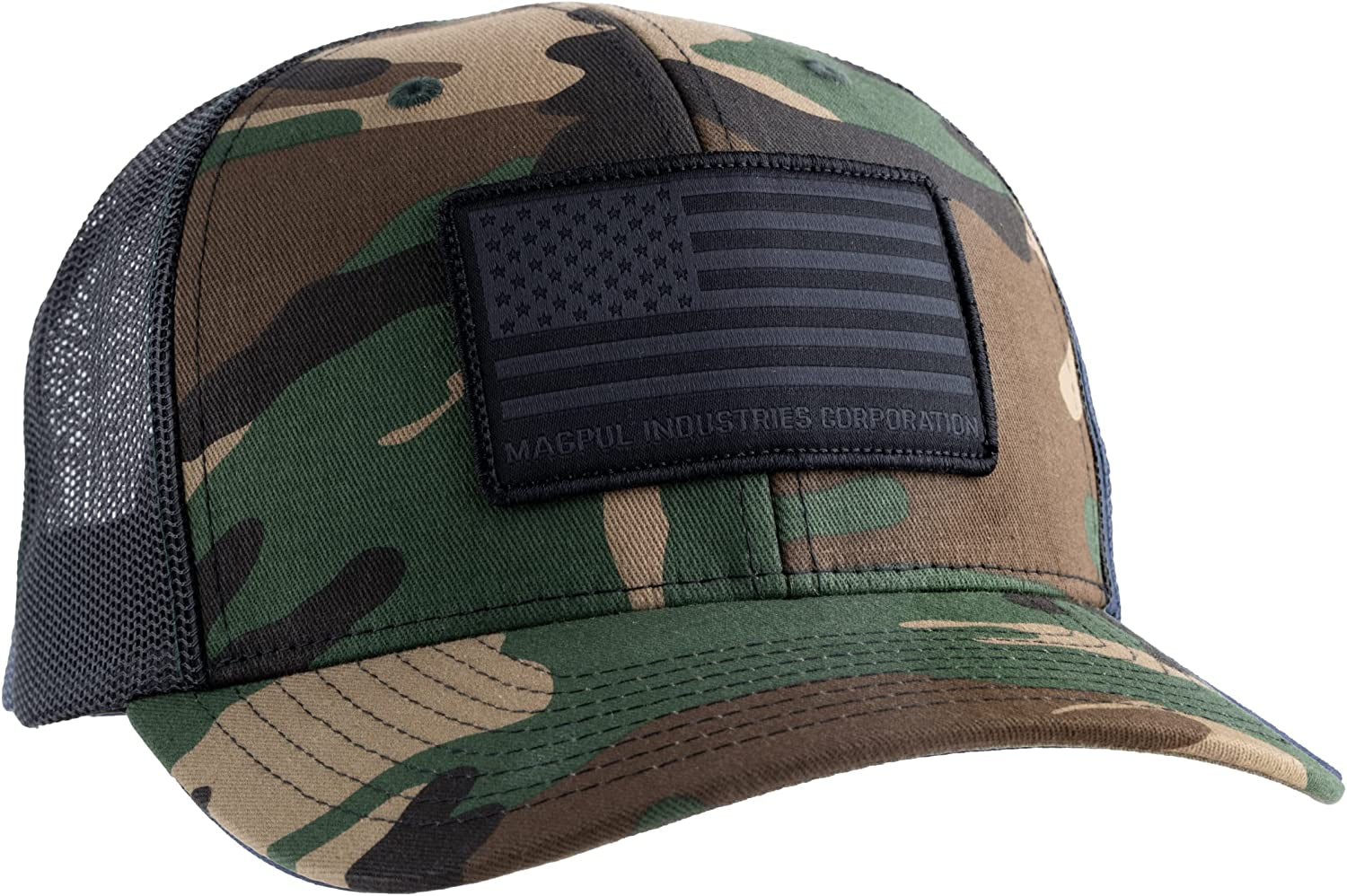 Magpul Women'S Trucker Hat Snap Back Baseball Cap, One Size Fits Most Apparel & Accessories > Clothing Accessories > Hats Magpul Standard Patch Woodland Camo One Size 