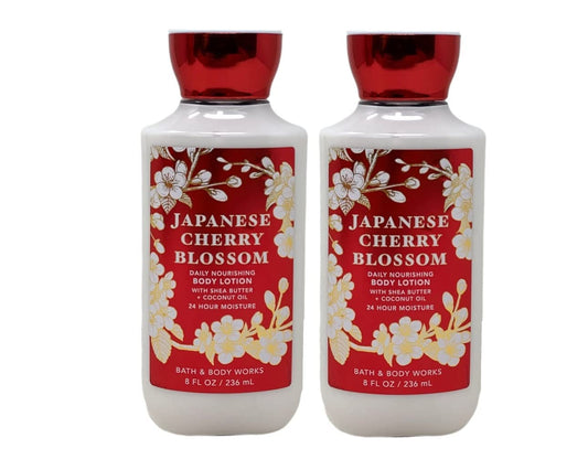 Bath and Body Works 2 Pack Japanese Cherry Blossom Super Smooth Body Lotion 8 Oz Health & Beauty > Personal Care > Cosmetics > Bath & Body Bath & Body Works   