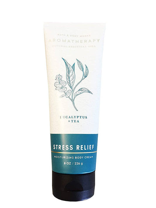 Bath and Body Works Aromatherapy Stress Relief - Eucalyptus + Tea Body Cream 8 Ounce (2019 Edition) Health & Beauty > Personal Care > Cosmetics > Bath & Body Bath and Body Works   