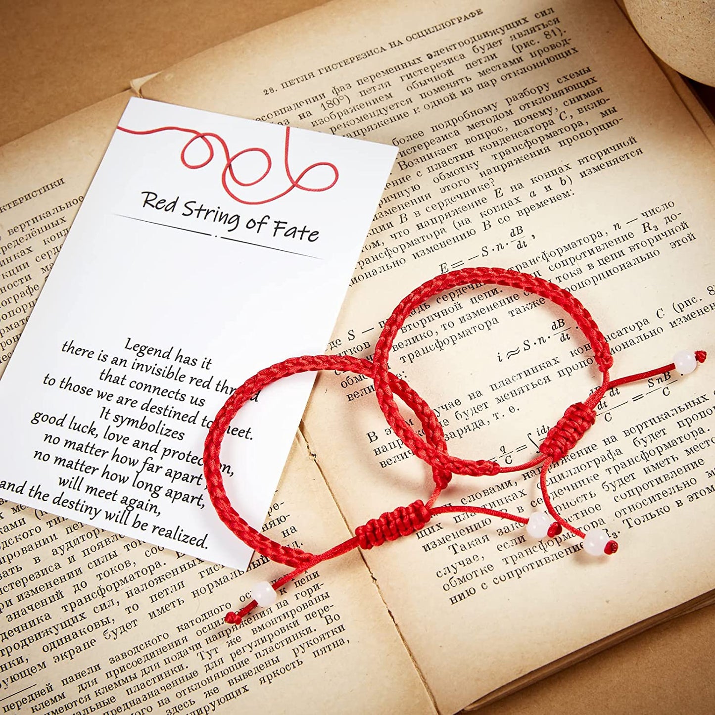 DESIMTION Red String of Fate Good Luck Protection Couples Bracelets for Boyfriend and Girlfriend Him and Her Long Distance Relationships Gifts Apparel & Accessories > Jewelry > Bracelets DESIMTION   