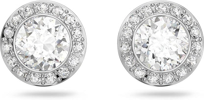 Swarovski Angelic Crystal Jewelry Collection, Rhodium Tone Finish, Blue Crystal, Pink Crystal, Clear Crystal Apparel & Accessories > Jewelry > Bracelets SWAROVSKI Stud Earrings  