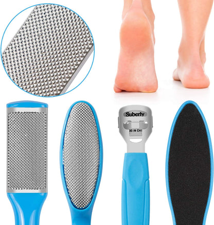EAONE Professional Pedicure Tools Set, 20 in 1 Foot Files Callus Remover for Feet, Stainless Steel Foot Scrubber Rasp Heel Dead Skin Removal Pedicure Kit for Women and Men Foot Care at Home and Salon Health & Beauty > Personal Care > Foot Care EAONE   