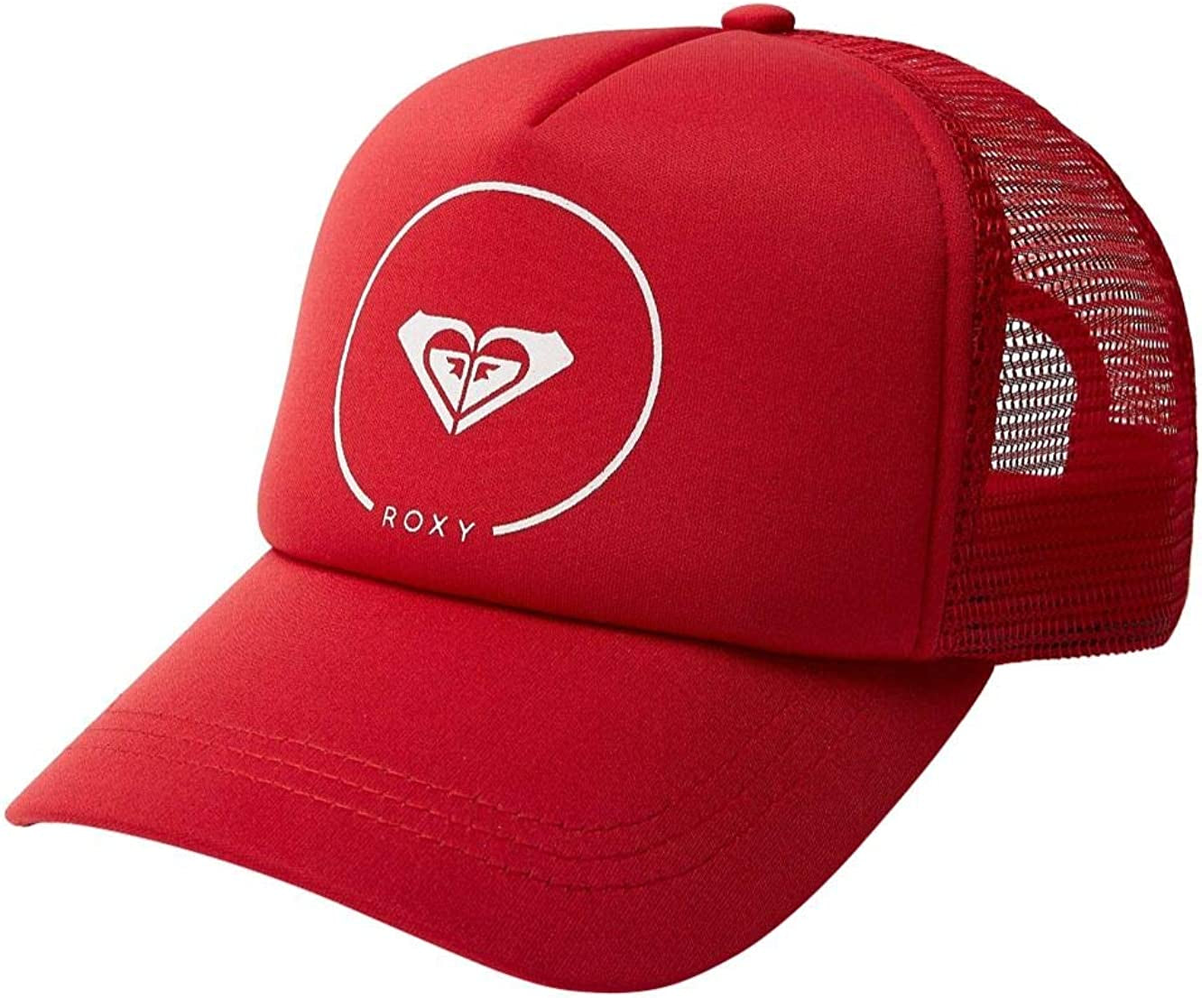 Roxy Women'S Truckin Trucker Hat Apparel & Accessories > Clothing Accessories > Hats Roxy Poppy Red Exc One Size 