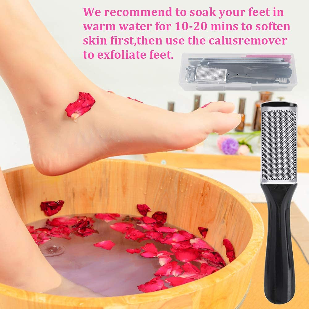 Professional Pedicure Kit 15 Pcs,Vnina Pedicure Tools Set,Nail Tools Supplies Set, Foot Scrub Deadskin Callus Remover, Stainless Steel Foot File Pedicure Supplies for Men Women Care Health & Beauty > Personal Care > Foot Care Vnina   