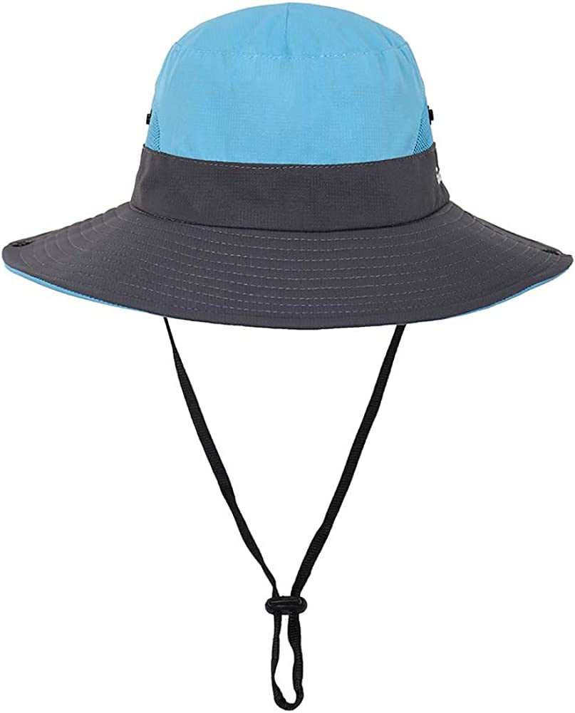 ROYAL MATRIX Womens Ponytail Sun Hats Outdoor Bucket Hat UV Protection Fishing Hats Wide Brim Windproof Foldable Beach Hat Apparel & Accessories > Clothing Accessories > Hats ROYAL MATRIX   