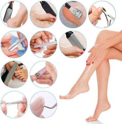 Professional Pedicure Kit Pedicure Tools , DHGMV Foot Scrubber Foot Care Kit, Foot File Callus Remover, Pedicure Set to Remove Hard Skin for Men Women Salon Home Health & Beauty > Personal Care > Foot Care DHGMV   