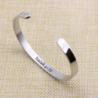 Christian Bracelets for Women Inspirational Gifts Bible Verse Religious Faith Jewelry Cuff Bracelet Mothers Day Christmas Birthday Jewelry for Her Mother Daughter Apparel & Accessories > Jewelry > Bracelets Memgift   