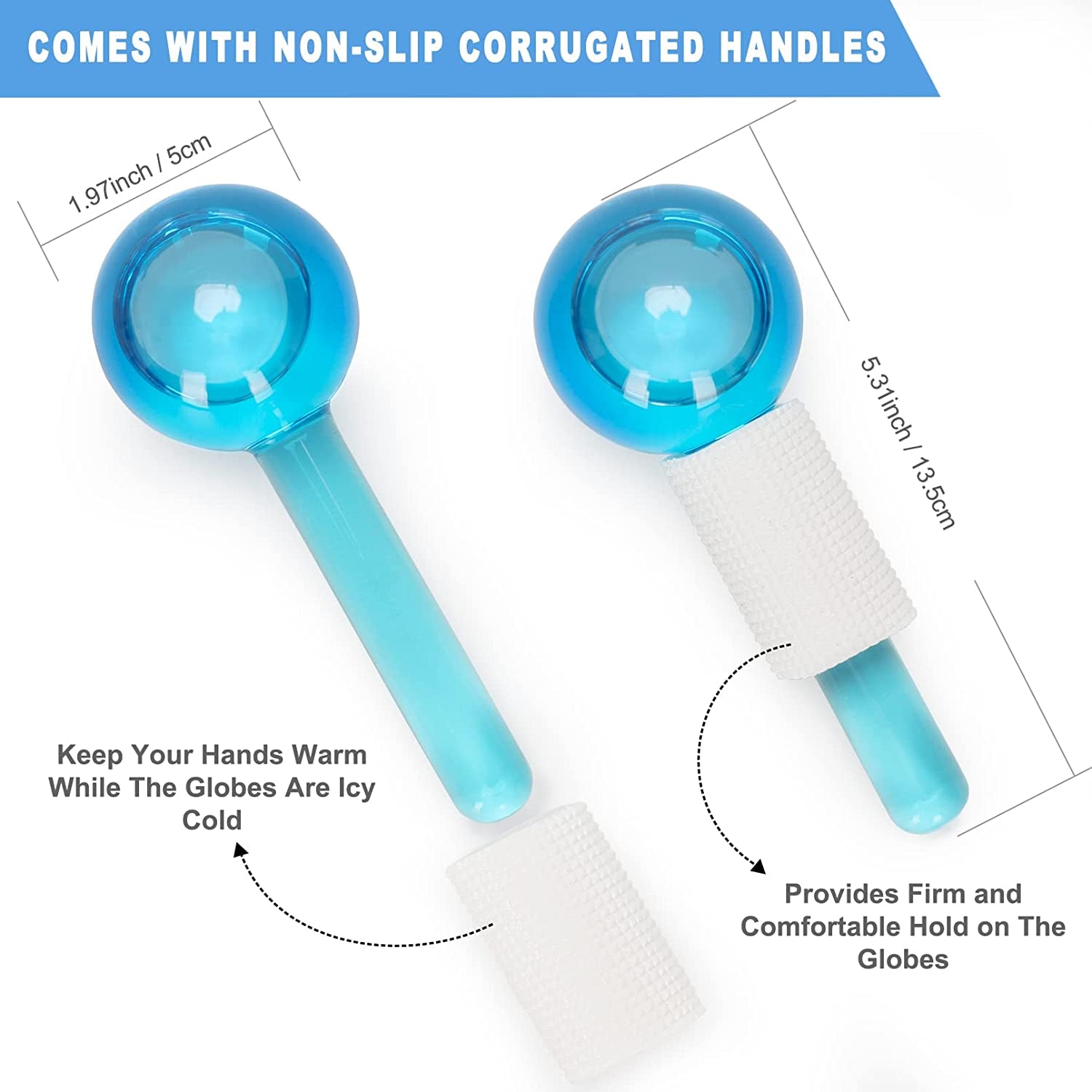 Cold Globes for Facials, Facial Tools Skin Care Tools, Ice Face Roller Massager Health & Beauty > Personal Care > Cosmetics > Cosmetic Tools > Skin Care Tools LKSDJGOH   