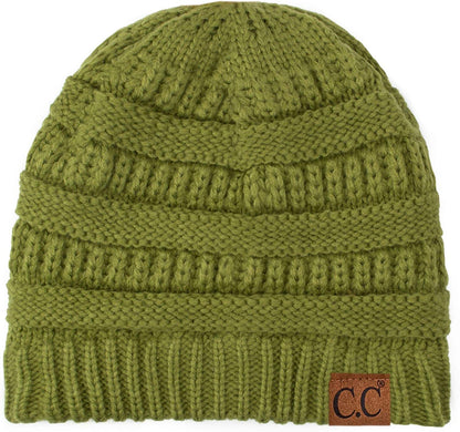 C.C Women'S Beanie Apparel & Accessories > Clothing Accessories > Hats C.C Olive Green One Size 