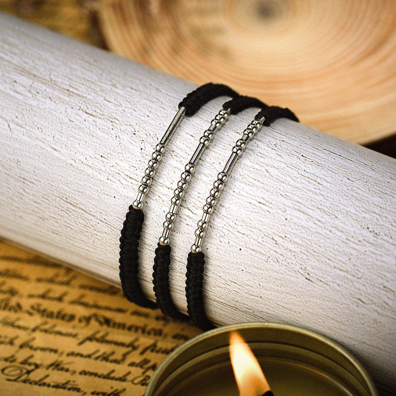 Shonyin Best Bitches Morse Code Bracelet Best Friend Gift for Women Funny Friendship Gift 2/3 PCS Christmas Friendsgiving Valentines Day Gift Apparel & Accessories > Jewelry > Bracelets Shonyin   