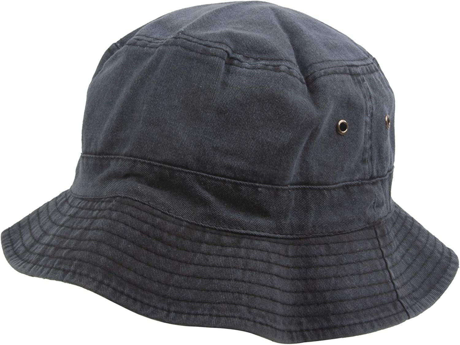 Topheadwear Blank Cotton Bucket Hat Apparel & Accessories > Clothing Accessories > Headwear TOP HEADWEAR Washed Black Small-Medium 