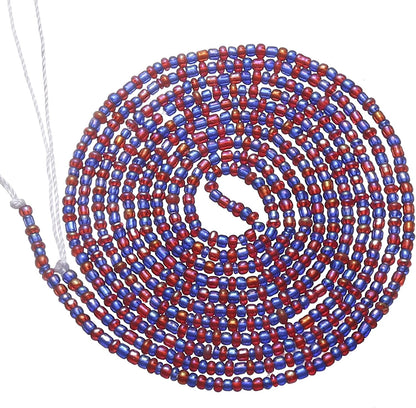 Taouzi Waist Beads for Women Colorful Beaded Body Chain Elastic String Waist Chain Beach Bikini Belly Chains Summer Jewelry for Women Girls Apparel & Accessories > Jewelry > Body Jewelry Taouzi Purple01  