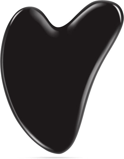 Aventurine Gua Sha Scraping Massage Tools, Rose Quartz Facial Beauty Tools for SPA Acupuncture Therapy Trigger Point Treatment(Black Single-Gua Sha Board) Health & Beauty > Personal Care > Cosmetics > Cosmetic Tools > Skin Care Tools Bbymie Black Single-gua Sha Board  