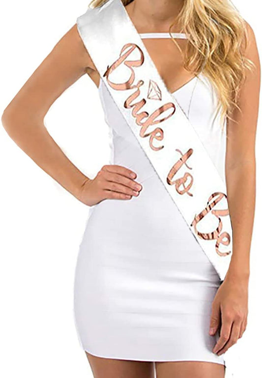 Bride to Be Sash, Bachelorette Party Sash Bachelorette Party Decorations Party Favors Accessories Apparel & Accessories > Clothing Accessories > Sashes Delphinus   