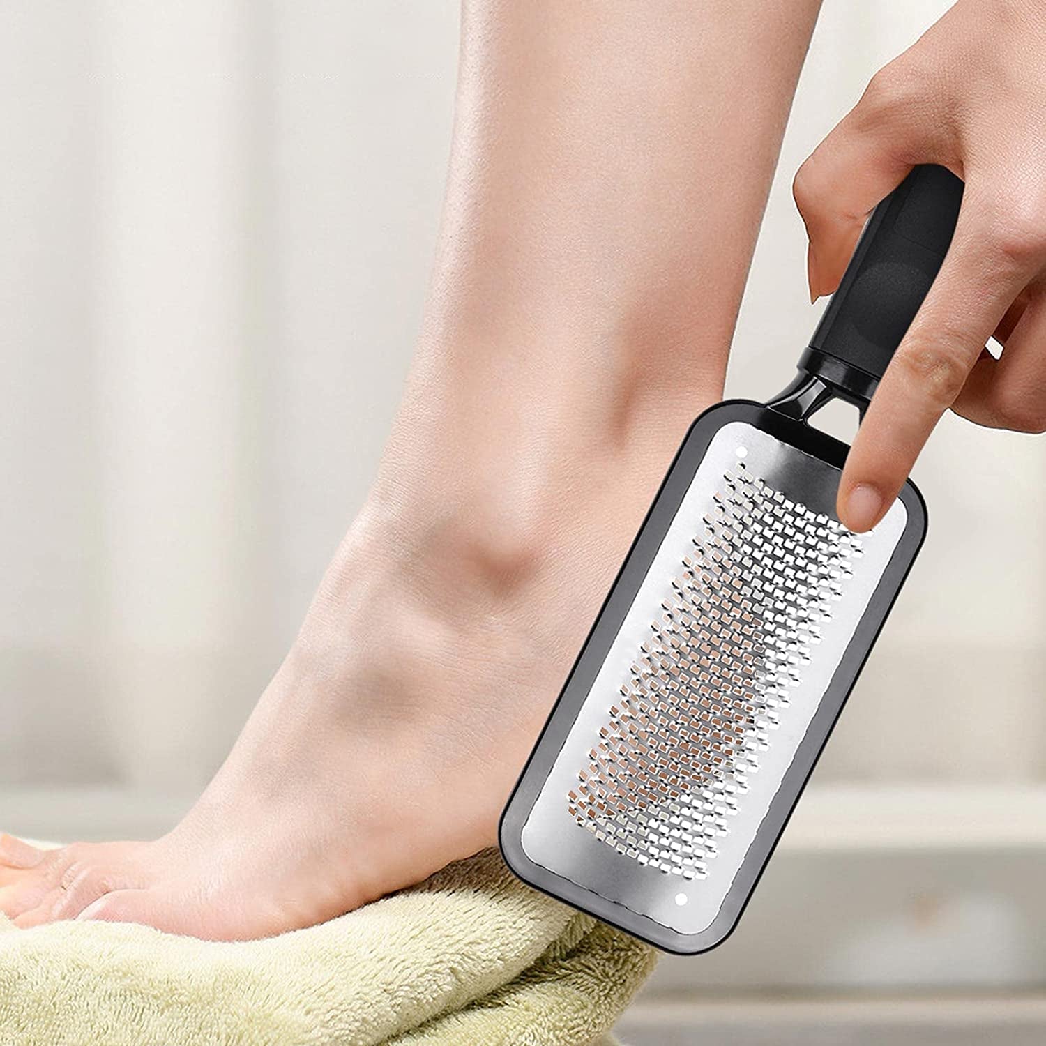 Foot Files Heel Callus Remover, 3 Pcs Professional Foot Care Pedicure Stainless Steel Rasp File for Wet and Dry Feet Health & Beauty > Personal Care > Foot Care LoveBB   