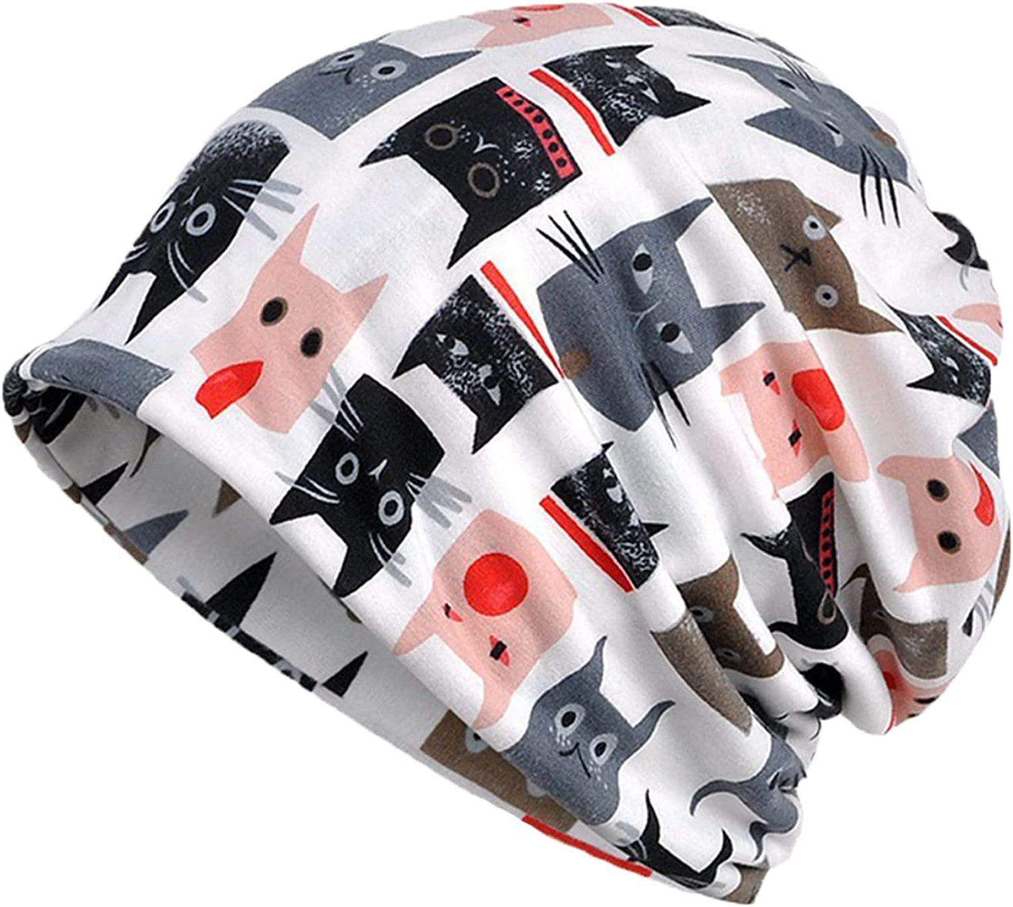 ELLEWIN Cotton Slouchy Beanie Hip-Hop Soft Lightweight Running Beanie Adult Dwarf Hats Chemo Cap for Men Women Apparel & Accessories > Clothing Accessories > Headwear Does Not Apply   