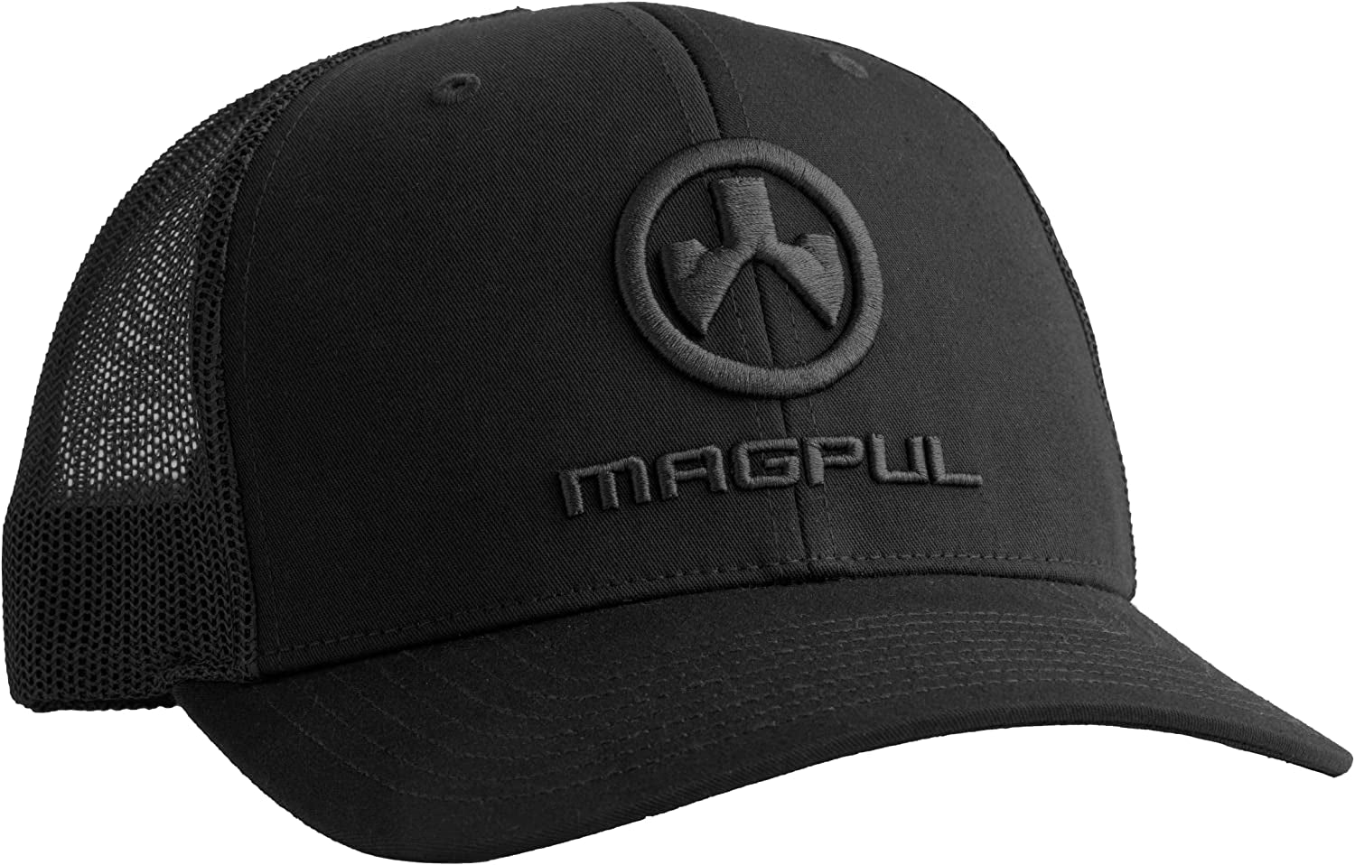 Magpul Trucker Hat Snap Back Baseball Cap, One Size Fits Most Apparel & Accessories > Clothing Accessories > Hats Magpul Covert Black One Size 