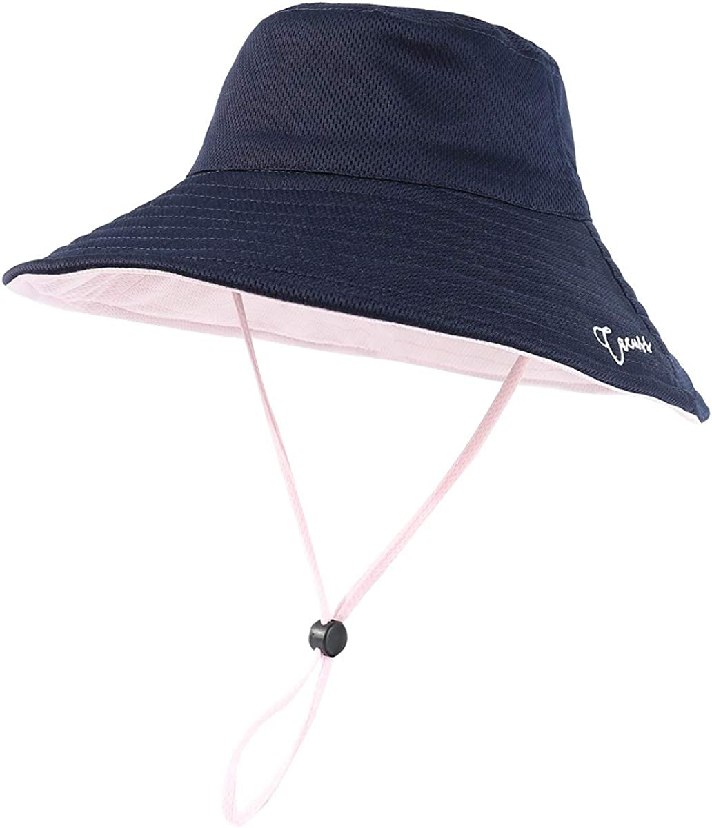CACUSS Women'S Foldable Floral Bucket Hat Rolled Brim with Bowknot Apparel & Accessories > Clothing Accessories > Hats CACUSS 266pink  