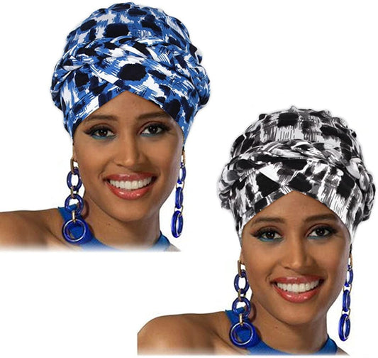 Woeoe Womens Turban Apparel & Accessories > Clothing Accessories > Headwear Woeoe Yellow One Size (Pack of 1)/(2 Count) 