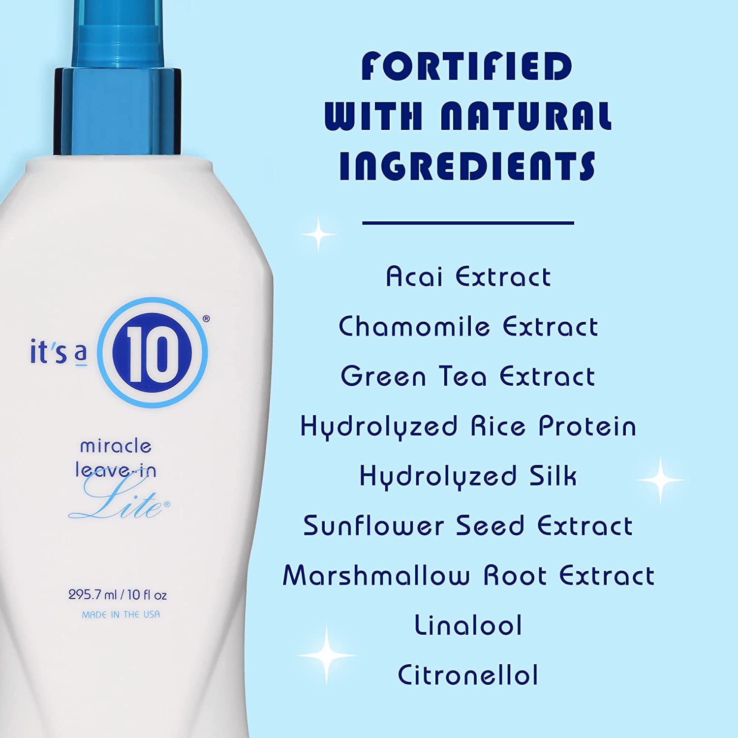 Its a 10 Miracle Leave-In Lite Unisex Hairspray 10 Oz Health & Beauty > Personal Care > Hair Care It's a 10 Haircare   