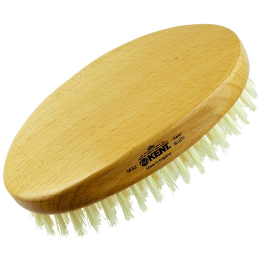 Kent MG3 Finest Men'S Hair Brush & Beard Brush for Skin Care - 100% Natural White Boar Bristle Brush for Mens Grooming, Scalp Brush, 360 Wave, and Beard Straightener for Men'S Hair Care Health & Beauty > Personal Care > Hair Care KENT MG3  