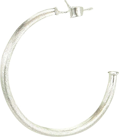 Sheila Fajl Petite Favorite Hoop Earrings in Silver Plated Apparel & Accessories > Jewelry > Earrings Sheila Fajl   
