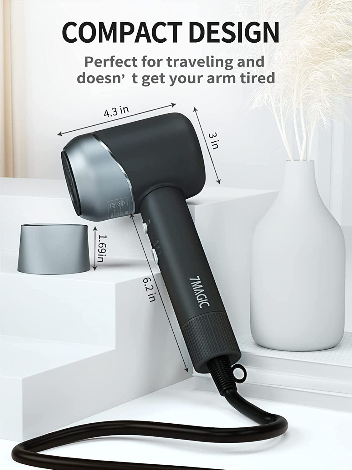 7MAGIC Hair Dryer, Ionic Blow Dryer, 1875 Watt Powerful Fast Drying Hairdryer with Negative Ion Technology for Hair Care, Professional Hair Blow Dryer with Concentrator Nozzle for Women Salon Home Health & Beauty > Personal Care > Hair Care 7MAGIC   