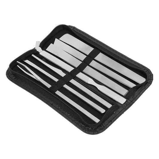 7Pcs Stainless Steel Pedicure File Set, Dead Skin Horny Remover Foot Callus Pedicure Knife Set,Foot File Kit with Storage Bag for Ingrown Foot Fingernail Care Health & Beauty > Personal Care > Foot Care Zyyini   