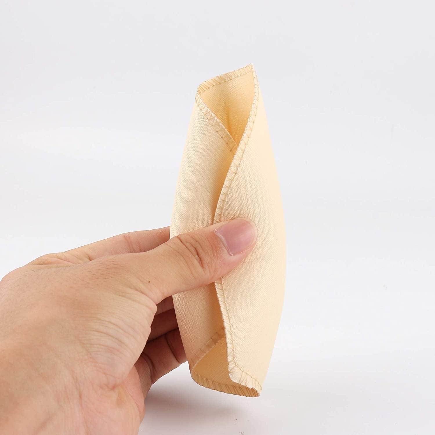 8 Pairs Bra Pads Inserts Bra Cups Inserts Removable Breast Enhancers Inserts for Women Bikini Swimsuit Sport Tops Beige, Black, White
