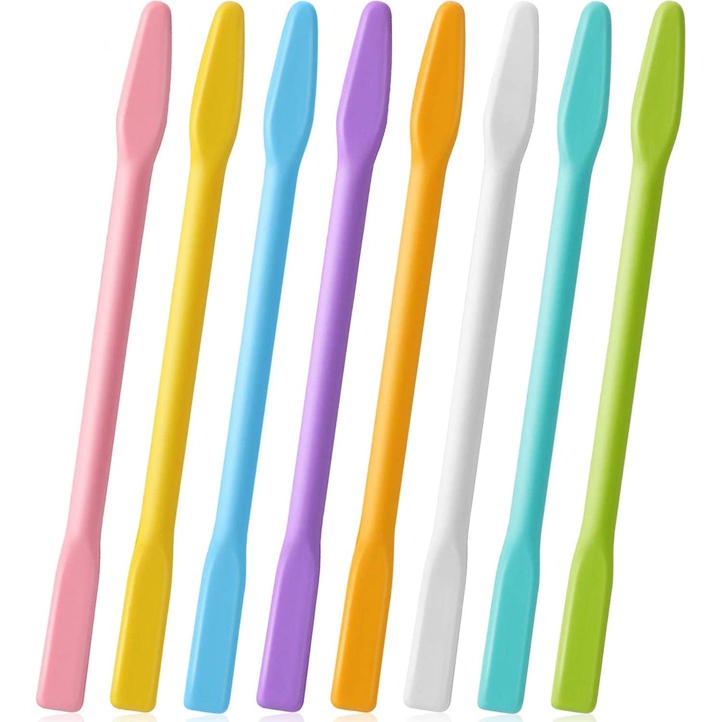 8 Pieces Silicone Stir Stick Facial Mask Stirring Rods Mud Mask Applicator Cosmetic Mask Tools for Facial Mask Mixing and Application, DIY Crafts Health & Beauty > Personal Care > Cosmetics > Cosmetic Tools > Skin Care Tools Shappy   