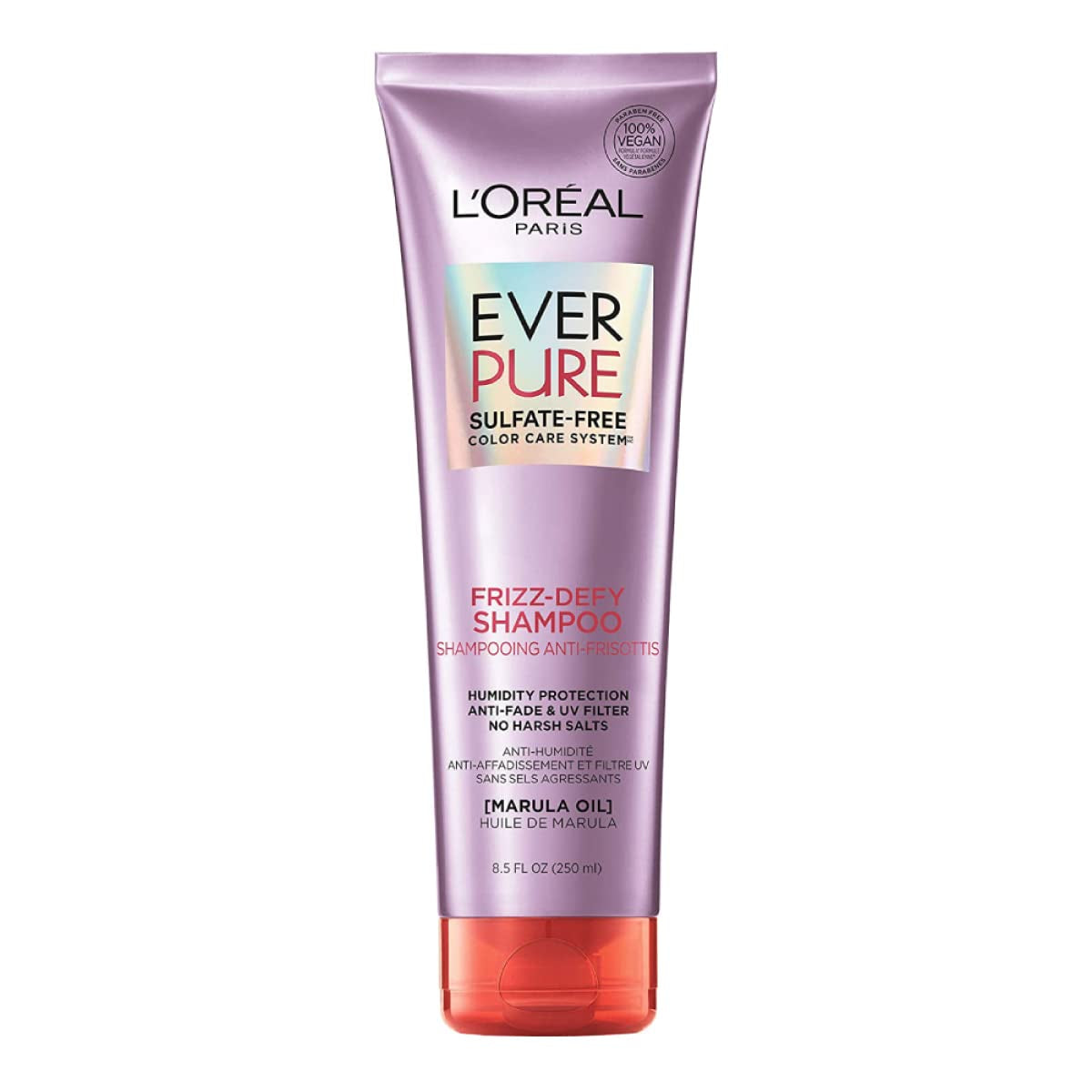 L'Oreal Paris Hair Care Everpure Sulfate Free Frizz Defy Conditioner, with Marula Oil, 2 Count (8.5 Fl; Oz Each) (Packaging May Vary) Health & Beauty > Personal Care > Hair Care L'Oreal Paris Shampoo 8.5 Fl Oz (Pack of 1) 