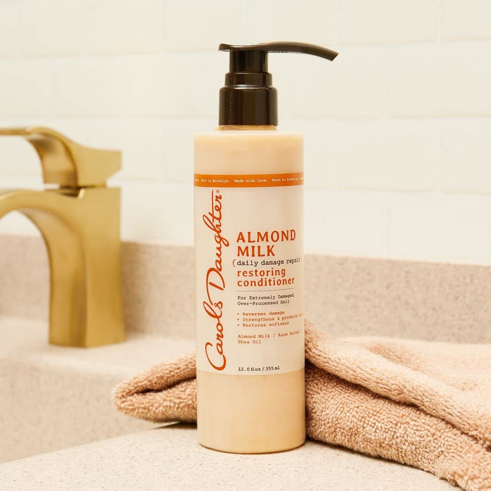 Carol’S Daughter Almond Milk Daily Damage Repair Sulfate Free Shampoo and Conditioner Set for Damaged Hair, Shampoo and Restoring Hair Conditioner with Shea and Aloe Health & Beauty > Personal Care > Hair Care Carol's Daughter   