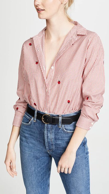 Madewell Women'S Medium Perfect Leather Belt Apparel & Accessories > Clothing Accessories > Belts Madewell   