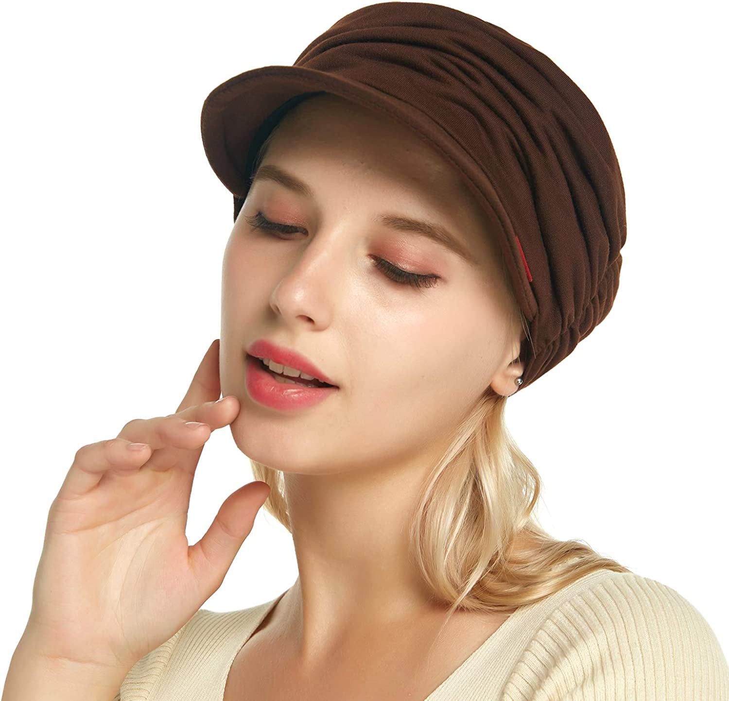 Auemdrey Fashion Hat Cap with Brim Visor for Woman Ladies, Best for Daily Use Apparel & Accessories > Clothing Accessories > Hats Auemdrey   