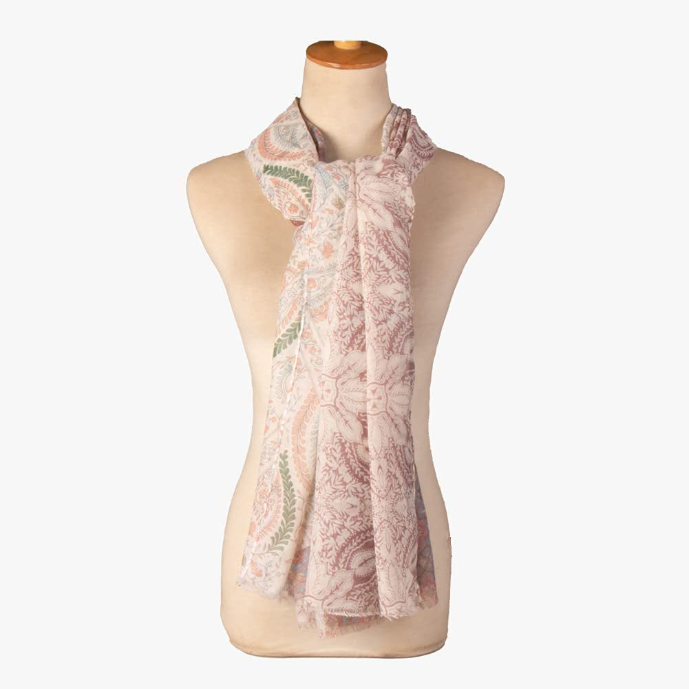 Scarf for Women Lightweight Floral Fashion Flower Scarves Shawl Wrap by Hophor Apparel & Accessories > Clothing Accessories > Scarves & Shawls Hophor   