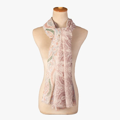 Scarf for Women Lightweight Floral Fashion Flower Scarves Shawl Wrap by Hophor Apparel & Accessories > Clothing Accessories > Scarves & Shawls Hophor   