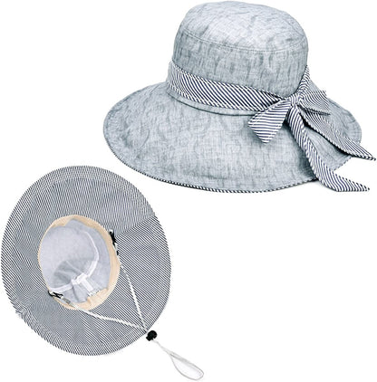 Somaler Sun Hats for Women Roll-Up Wide Brim Summer Beach Hat Foldable Floppy Cotton Hat Apparel & Accessories > Clothing Accessories > Hats Somaler   