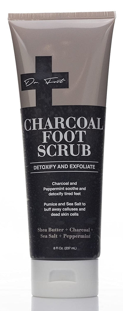 Dr. Foot Cracked Heel Moisturizer Foot Cream Skincare Lotion. Moisturizing Skin Care Lotion W/ Shea Butter & Lactic Acid Helps Heal Cracked Heels, Dry Skin on Feet, & Soften Calluses, Large 8 Fl Oz Health & Beauty > Personal Care > Foot Care Dr. Foot Charcoal Foot Scrub 8 Fl Oz (Pack of 1) 