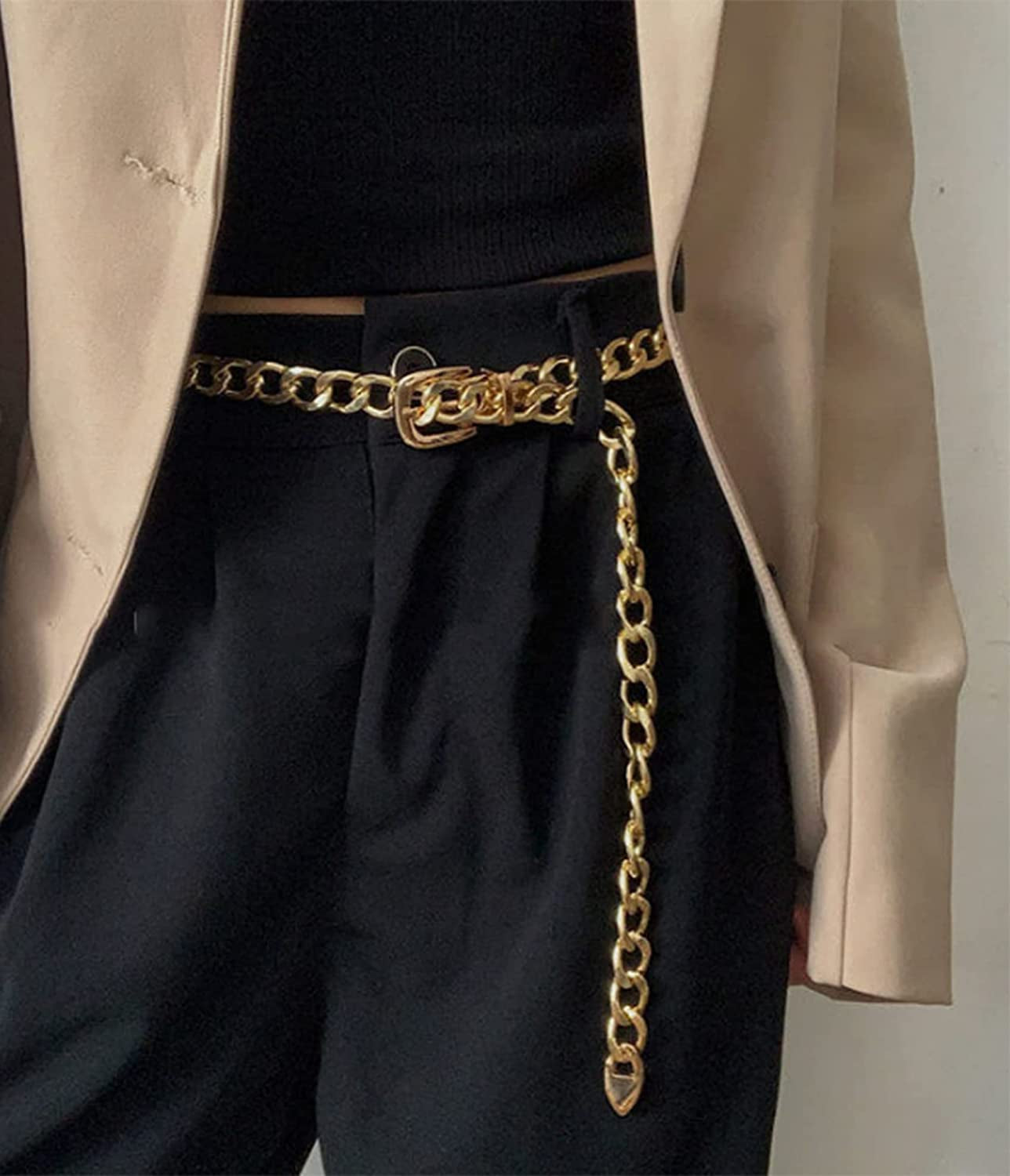 Tornito 5-6Pcs Boho Multilayer Coins Waist Chain Butterfly Sunflower Disc Golden Waist Belt Tassel Chest Sexy Body Belly Chain Double O Ring Summer Beach Bikini Bra Chain Adjustable Body Harness for Women Girls Apparel & Accessories > Jewelry > Body Jewelry Tornito   