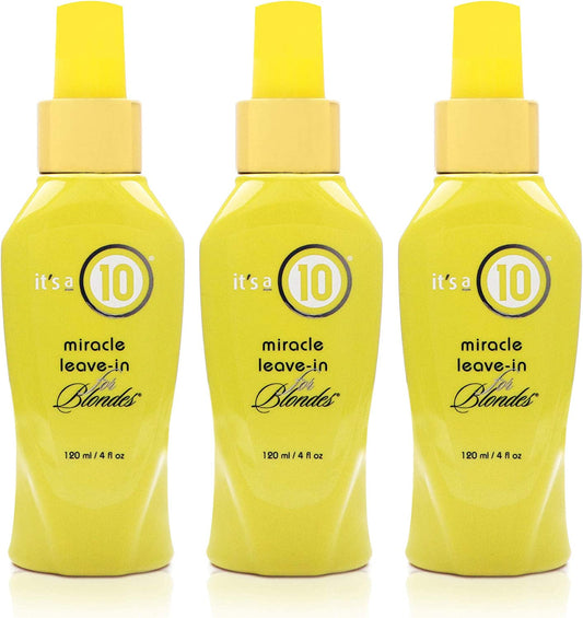 It'S a 10 Haircare Miracle Leave-In Product for Blondes, 4 Oz. (Pack of 3) Health & Beauty > Personal Care > Hair Care It's a 10 Haircare   