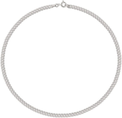 Savlano 925 Sterling Silver Solid Italian Figaro, Rope,Herringbone, Curb, Ball Bead, Snake, Mariner Chain Anklet for Women & Girls, Comes in 0.8Mm - 5Mm Gift Box Apparel & Accessories > Jewelry > Anklets Savlano Curb 1.5mm 10.0 Inches 