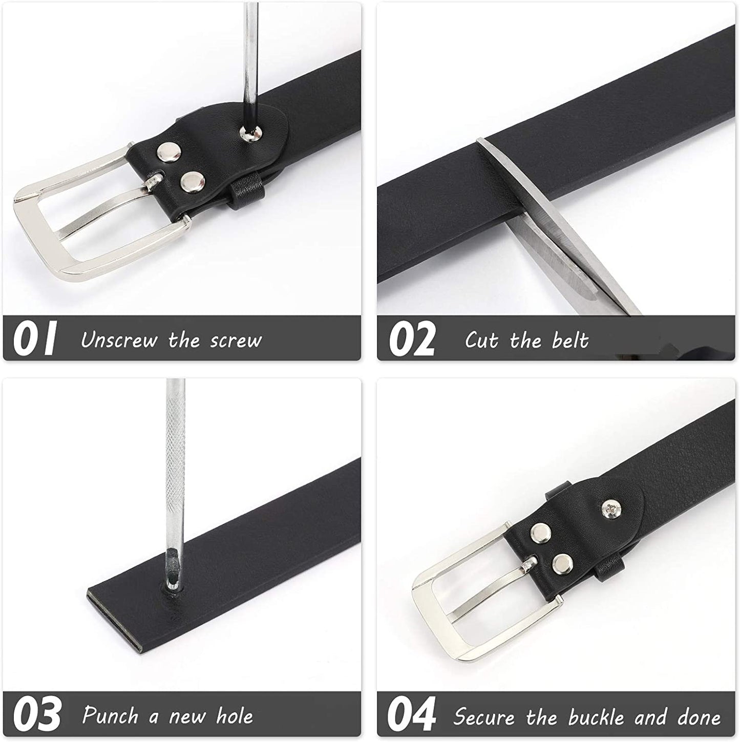 Women Casual Leather Belt for Jeans Pants, Fashion Ladies Girls Waist Dress Belt Apparel & Accessories > Clothing Accessories > Belts WHIPPY   