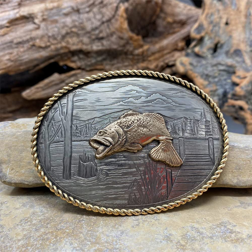 Montana Silversmiths Rope Trimmed Filigree Engraved Classic Western Buckle Apparel & Accessories > Clothing Accessories > Belt Buckles Montana Silversmiths   