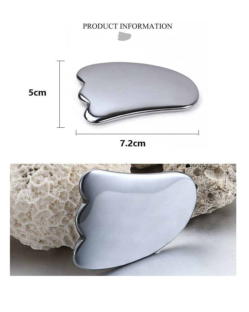 Authentic Terahertz Stone Gua Sha Scraping Tools Lymphatic Drainage Massager Facial Energy Beauty Tools Health & Beauty > Personal Care > Cosmetics > Cosmetic Tools > Skin Care Tools SAEEYCUE   