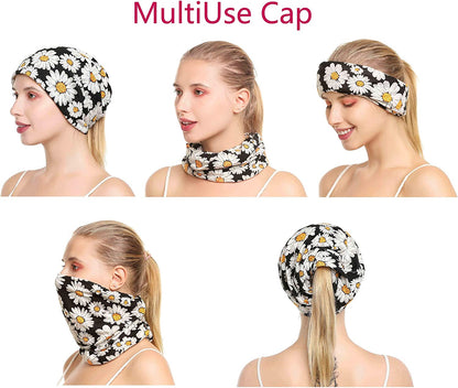 HONENNA Printed Turban Headband Chemo Cap Soft Sleep Beanie Apparel & Accessories > Clothing Accessories > Headwear HONENNA   