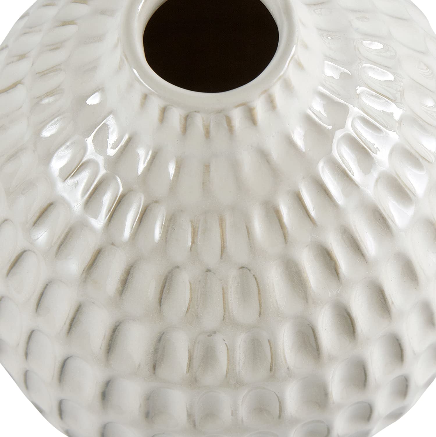 Brand – Stone & Beam Modern Oval Pattern Decorative Stoneware Vase, 8.75 Inch Height, Off-White Apparel & Accessories > Jewelry > Bracelets GFW7Z   