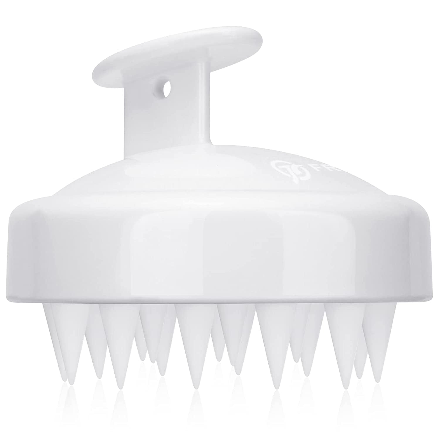 FREATECH Scalp Massager Shampoo Brush with Long & Flexible Silicone Bristles for Hair Care and Head Relaxation, Glide through Hair Easily, Dandruff Removal and Itching Relief, Wet and Dry, Pink Health & Beauty > Personal Care > Hair Care FREATECH White  